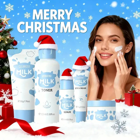 Milk Brightening 5-Piece Skincare Set